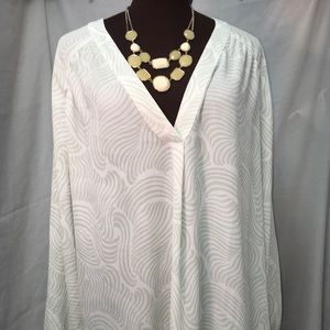 Ann Taylor pale jade green tunic XL